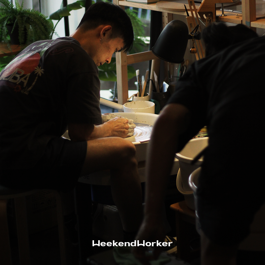 Pottery Ceramic Painting Workshop with Weekend Worker