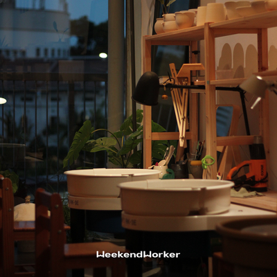 Pottery Ceramic Painting Workshop with Weekend Worker