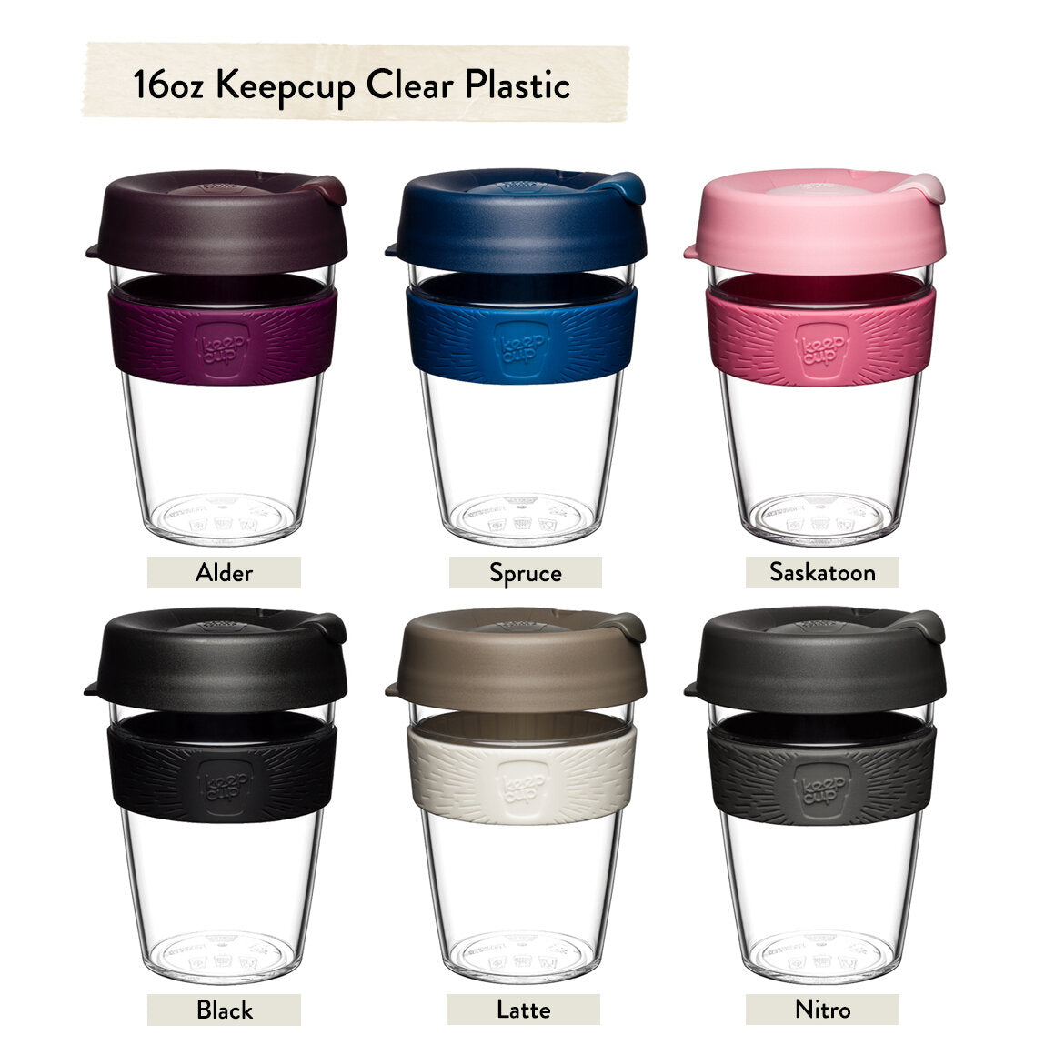 Reusable Coffee Cup - Original (Clear Series)