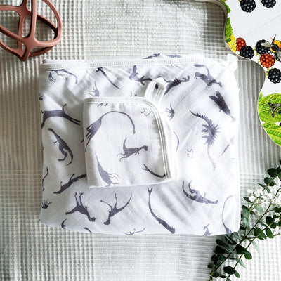 Organic Cotton Muslin Hooded Towel