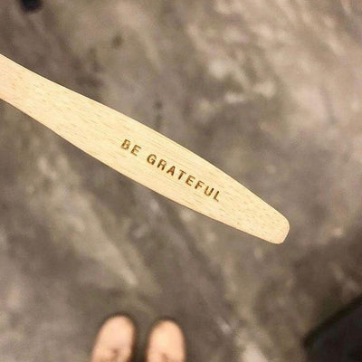 Mind+Matter Motivational Bamboo Toothbrush