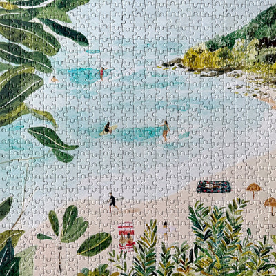 Sunny Beach Puzzle by Isabelle Vandeplassche