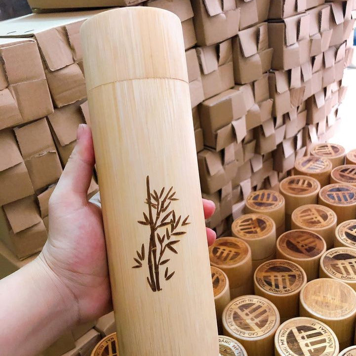 Bamboo Thermal Flask