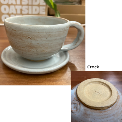 Handmade Coffee Mug and Saucer (Pre-Loved)