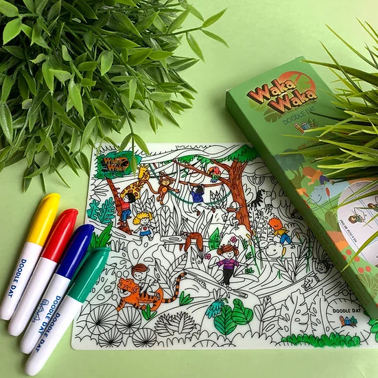 Reusable Colouring Mat (A5 Party Pack)