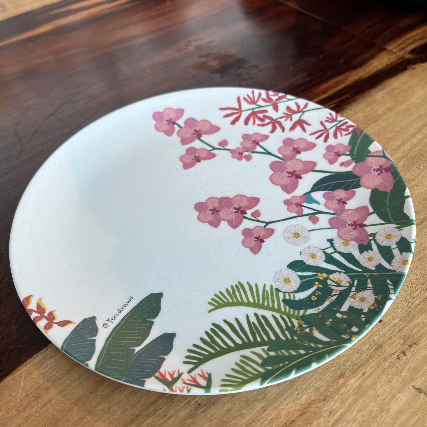 Bamboo Dining Plates (8" - Set of 2)