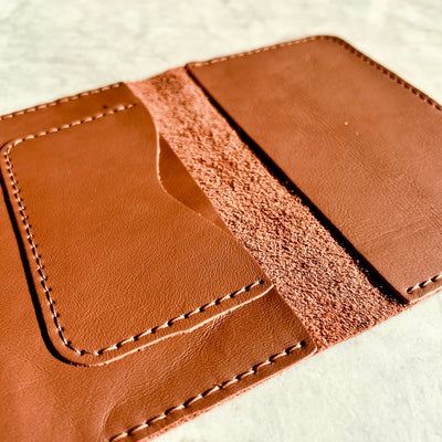 Singapore Airlines Upcycled Leather Passport Sleeve