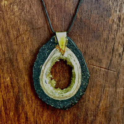 Upcycled Paper Pulp Fair-Trade Necklace (Sample Pieces)