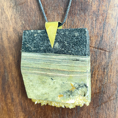 Upcycled Paper Pulp Fair-Trade Necklace (Sample Pieces)