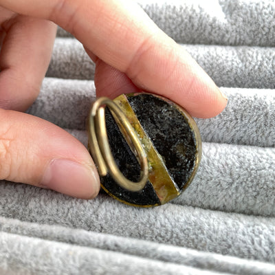 Upcycled Paper Pulp Fair-Trade Ring (Sample Pieces)
