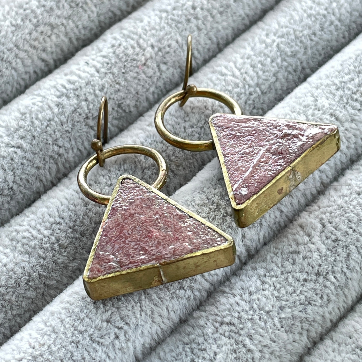Upcycled Paper Pulp Fair-Trade Earrings (Sample Pieces)
