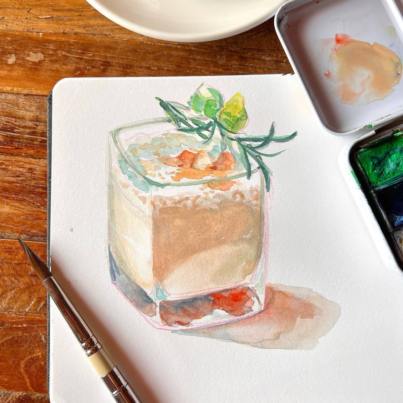 Watercolour Food Sketch Workshop