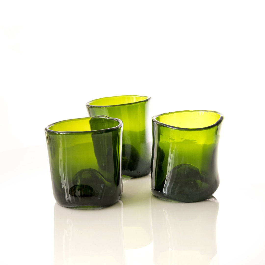 Upcycled Champagne Bottle Cups
