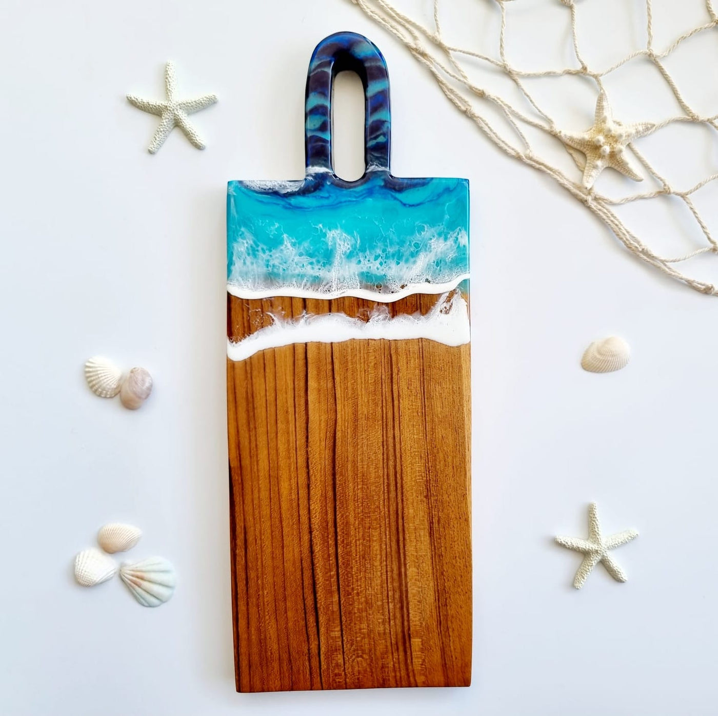 Handcrafted Vik Indonesian Teakwood Board