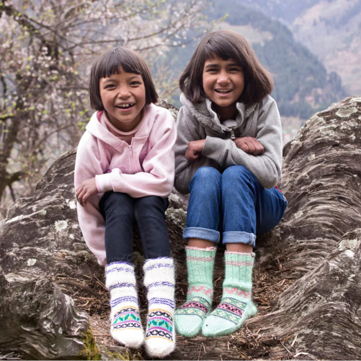 Childrens wool discount socks
